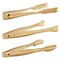 Gold Plated Mini Serving Tongs Set 6-Inch Appetizers Tongs Stainless Steel Small Sugar Cube Tongs Ice Tongs, Set of 6